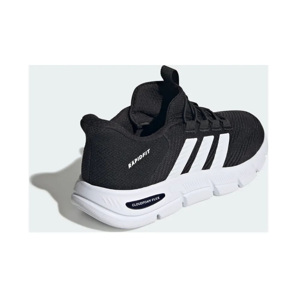 Adidas CLOUDFOAM FLEX RAPIDFIT-Shoes Core Black / Cloud White / Silver Metallic (HP7002)