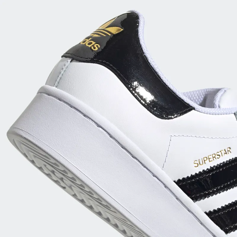 adidas Superstar Bold White Black (W) Cloud White/Core Black/Gold Metallic (FV3336)