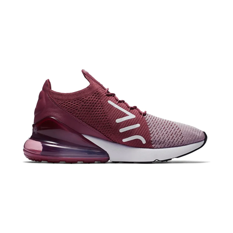 Nike Air Max 270 Flyknit Plum Fog Plum Fog/White-Vintage Wine-Total Crimson (AO1023-500)