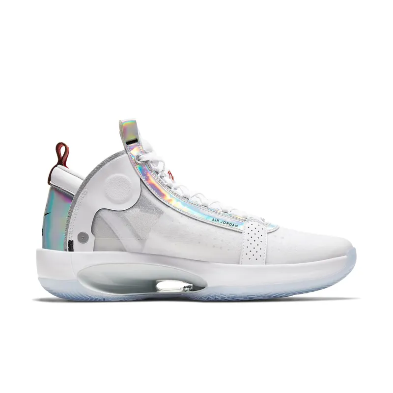 Air Jordan XXXIV White Metallic Silver (2020) (AR3240-101)