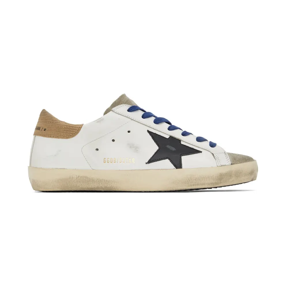 Golden Goose White & Taupe Super-Star Classic (GMF00101.F003208.11178)