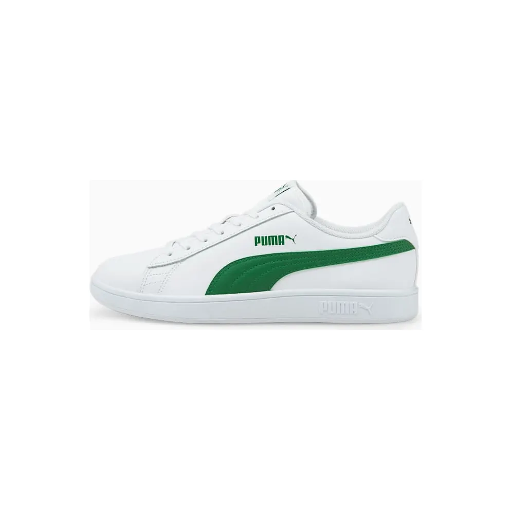 Puma Smash v2 leren White/Green (365215-03)