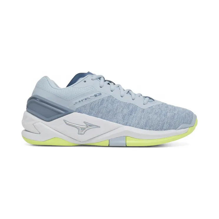 Mizuno Wave Stealth Neo Heather White Neo Lime (X1GB200002)