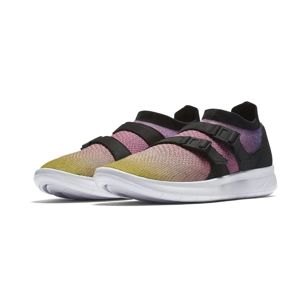 Nike Air Sock Racer Ultra Flyknit Rainbow Yellow Strike/Racer Pink-Black-White (898021-700)