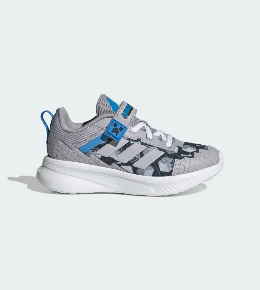Adidas ADIDAS MINECRAFT FORTARUN 4.0 KINDERSCHOENEN Glory Grey / Glory Grey / Lucid Ray Blue (JR1945)
