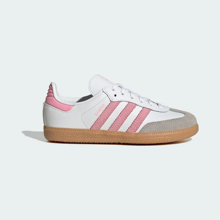 Adidas SAMBA OG SCHOENEN Cloud White / Light Pink / Gum (JQ2024)