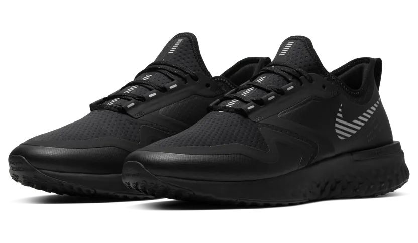 Nike Odyssey React Shield 2 ‘Black’ Black/Metallic Silver/Black (BQ1671-001)