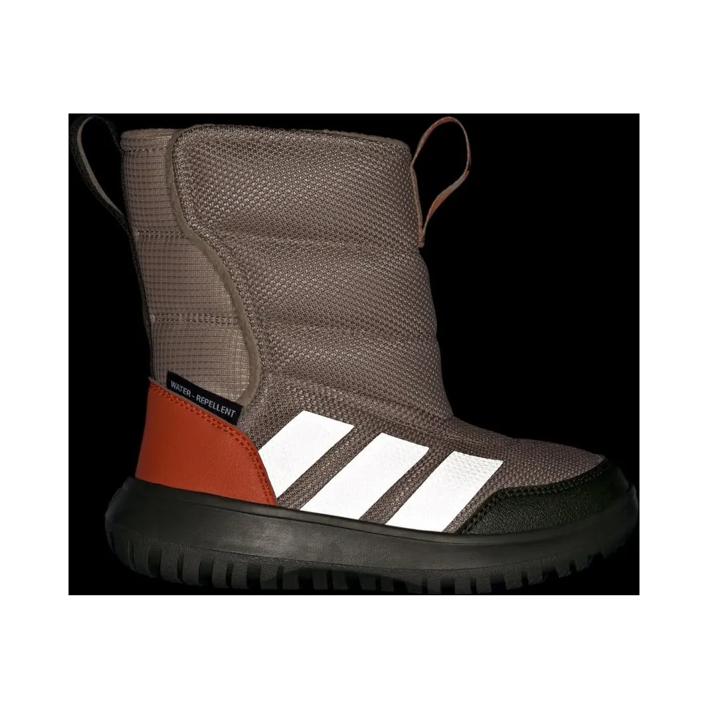 adidas Winterplay Shoes Kids “Blanch Cargo / Matte Silver / Semi Impact Orange” (JQ3615)