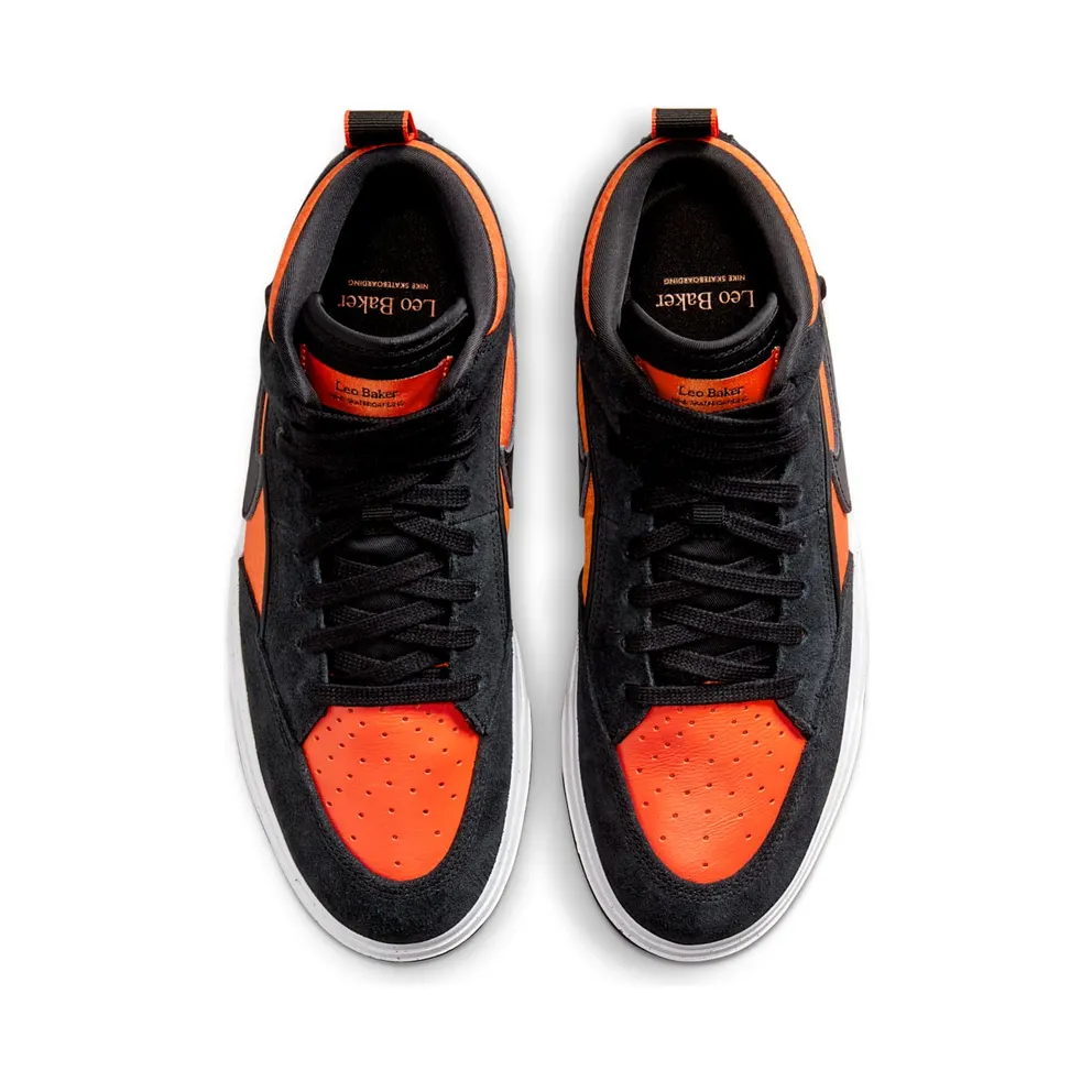 Nike SB React Leo Black Electro Orange (DX4361-002)
