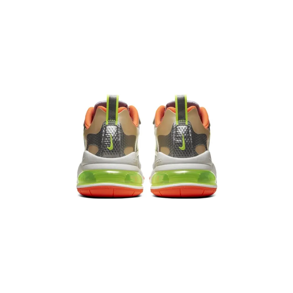 Nike Air Max 270 React Desert Ore Volt Orange (W) White/Platinum-Volt-Desert Ore-Orange (CQ0210-101)