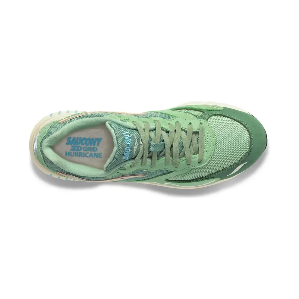 Saucony 3D Grid Hurricane – “Green Cream” (S70670-7)
