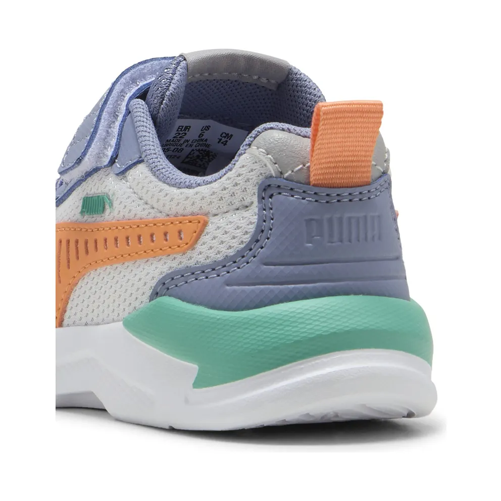 Puma X-Ray 3 “Feather Gray / Melon Glow / Gray Sky / Vibrant Green” (401495_08)