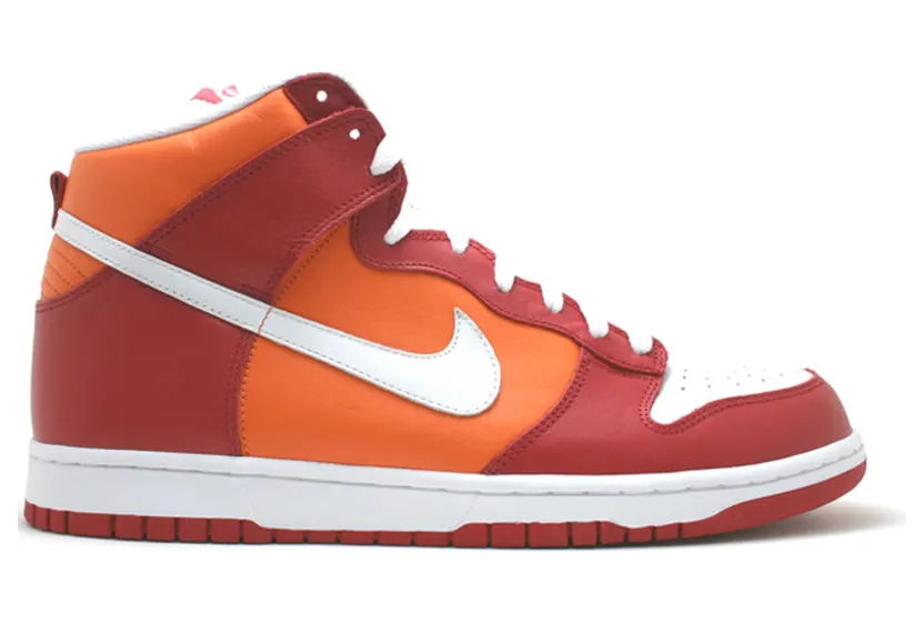Nike Dunk High Varsity Red Orange Blaze