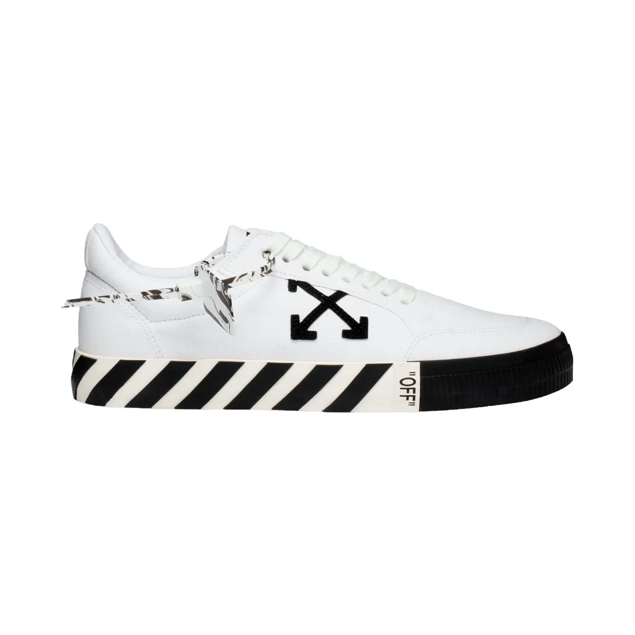 Off-White Low Vulc White Black AW20 (OMIA085E20FAB0010110)