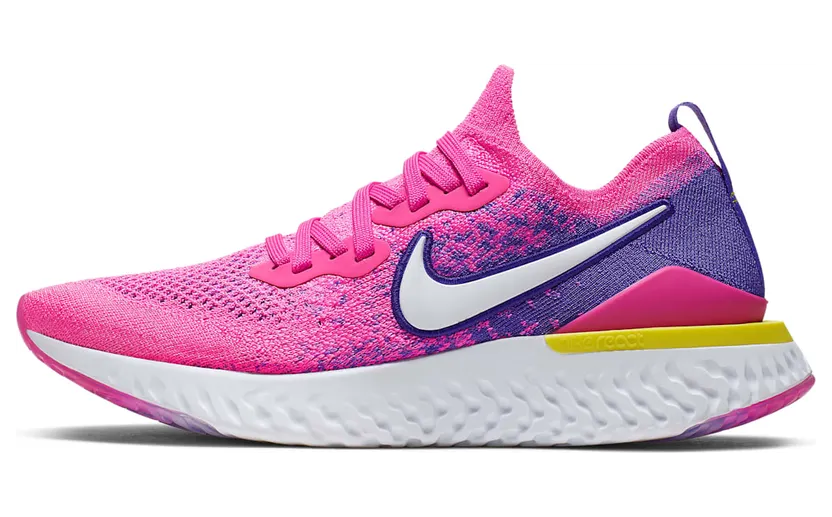 Nike Epic React Flyknit 2 ‘Laser Fuchsia Pulse’ Laser Fuchsia/White/Pulse (CK0821-600)