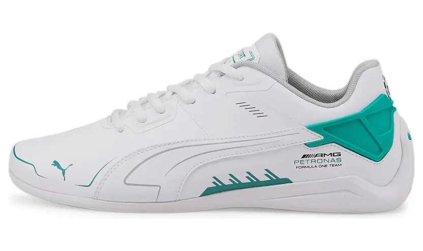 Puma Mercedes F1 Drift Cat Delta motorsportschoenen Wit/Groen (306852-03)