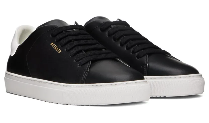 Axel Arigato Black Clean 90 Vegan Leather BLACK/WHITE (F0423006) (4)