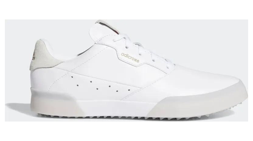 adidas Adicross Retro Golfschoenen Cloud White / Gold Metallic / Crystal White (EG9059)