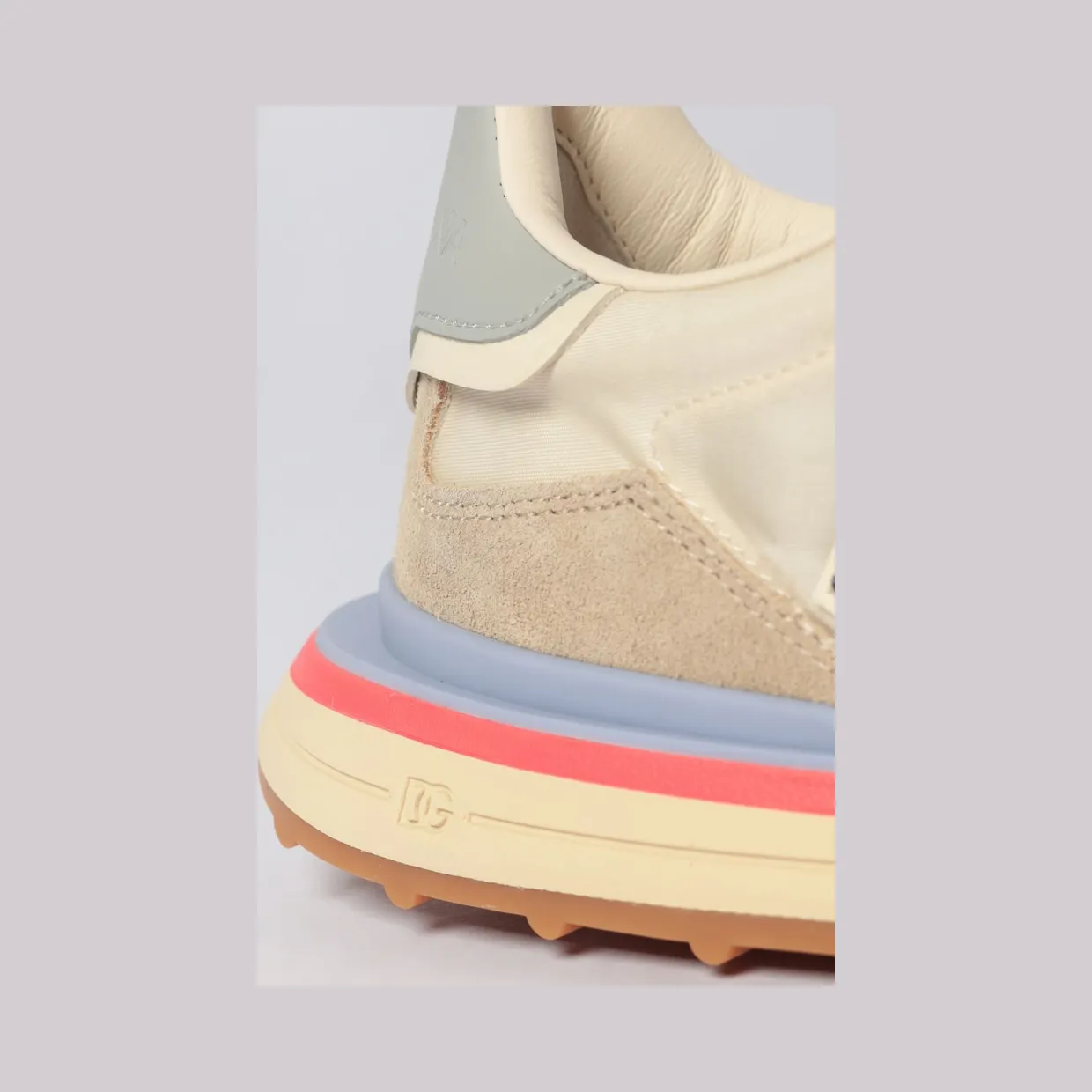 Dolce & Gabbana DG Athletic Sneakers in Suede and Nylon with Rhinestones Multicolor (CK2384A6B138L794) (3)