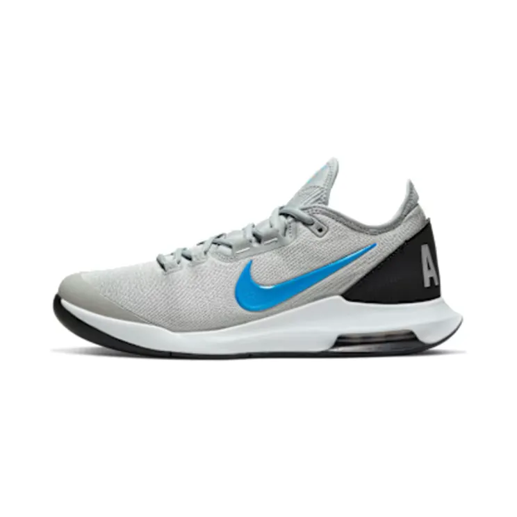 NikeCourt Air Max Wildcard “Light Smoke Grey / Off-Noir / White / Blue Hero” (AO7351-005)