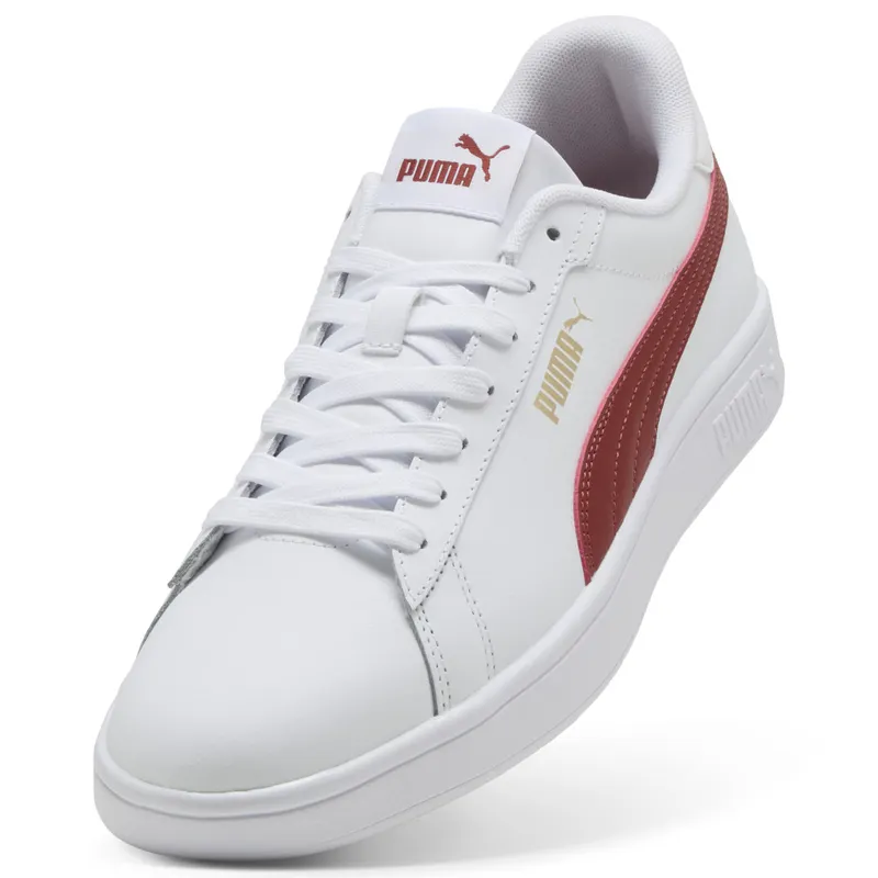 Puma Smash 3.0 L “Puma White / Bordeaux Red” (390987_32)