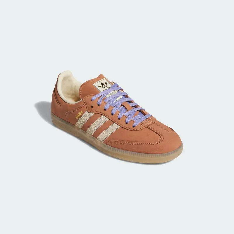 Adidas SAMBA OG Shoes Clay Strata / Warm Vanilla / Light Purple (KJ2310)
