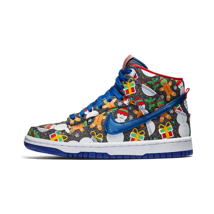 Nike SB Dunk High Concepts Ugly Christmas Sweater 2017 (GS)