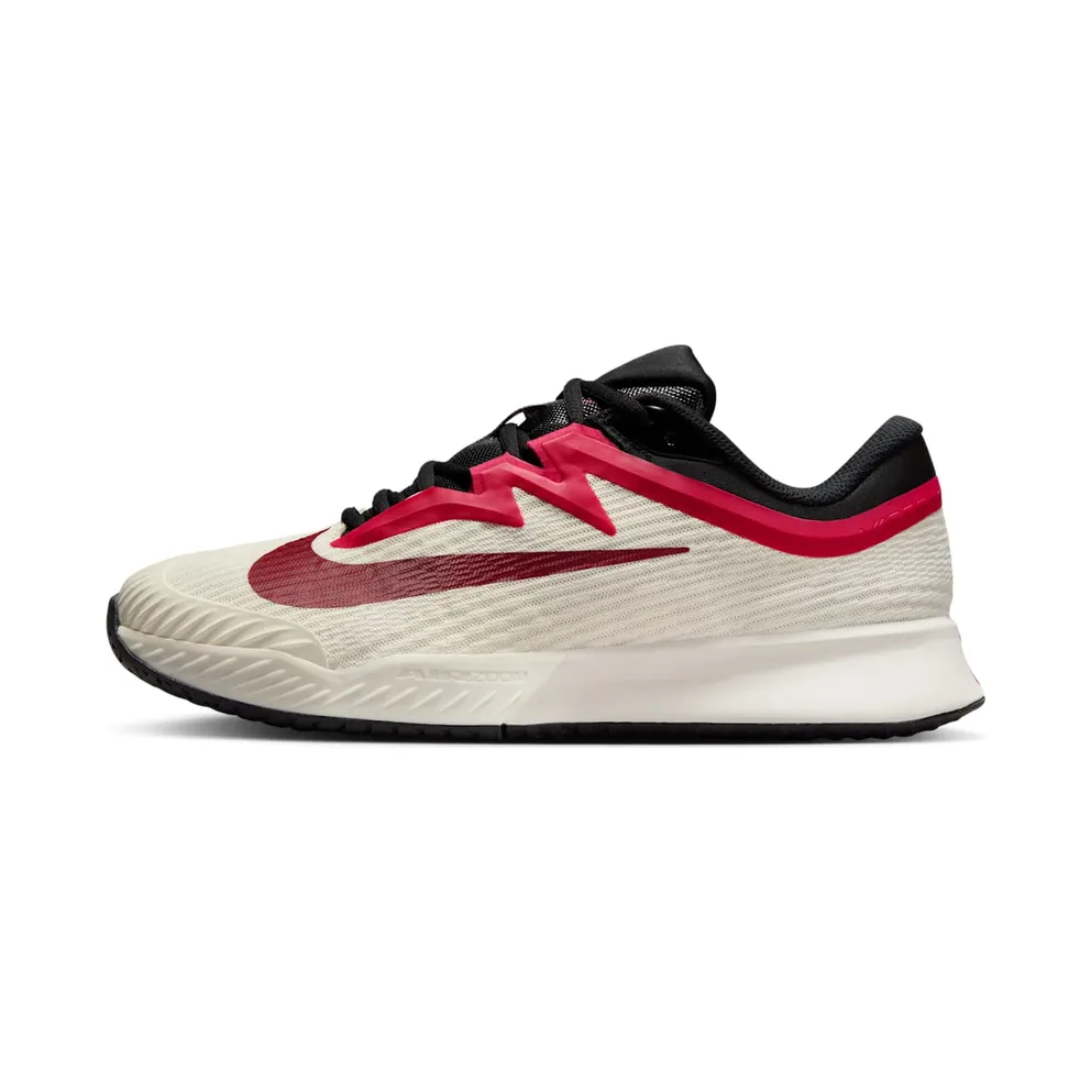 Nike Court Air Zoom Vapor Pro 3 HC Pale Ivory Sail Team Red Rush Pink (FZ2158-104)
