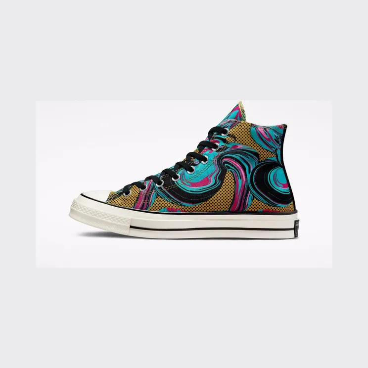 Converse Chuck 70 ’90s Marbled Goldtone/egret/washed Teal (A00421C)
