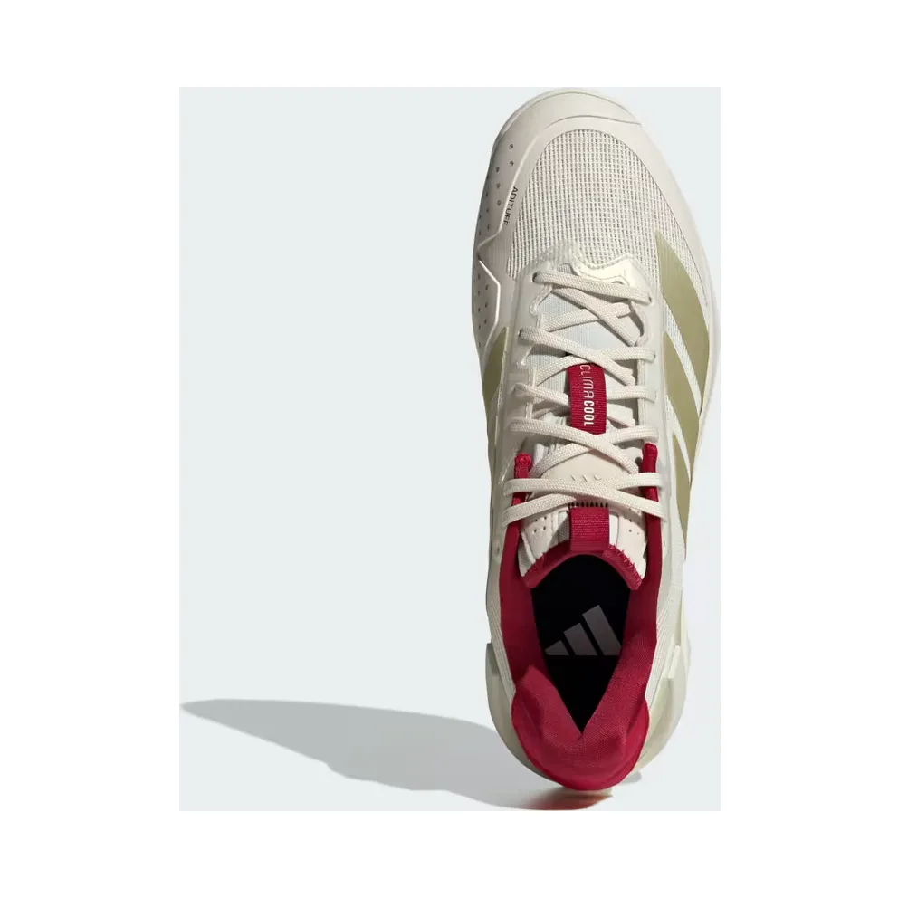 adidas Adizero Ubersonic 5 Chalk White Ice Gold Metallic (JS2562)