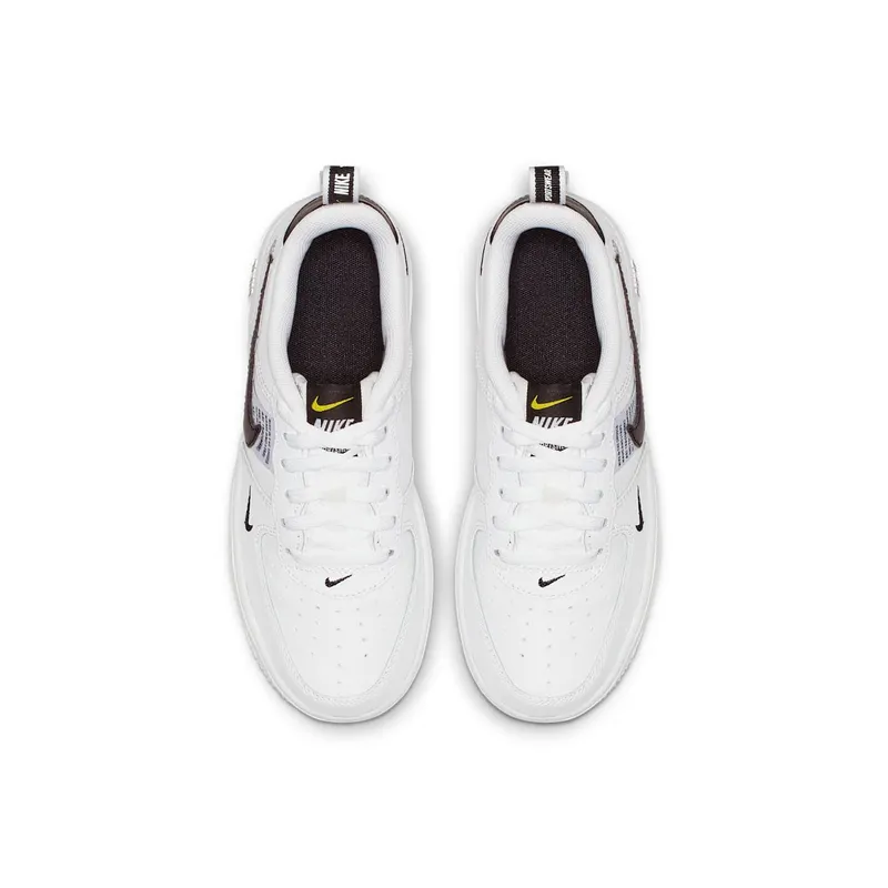 Nike Air Force 1 Low Utility White Black (PS) White/White-Black-Tour Yellow (AV4272-100)