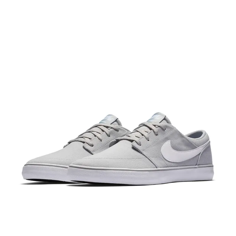 Nike SB Solarsoft Portmore 2 Wolf Grey Wolf Grey White White (880268-011)