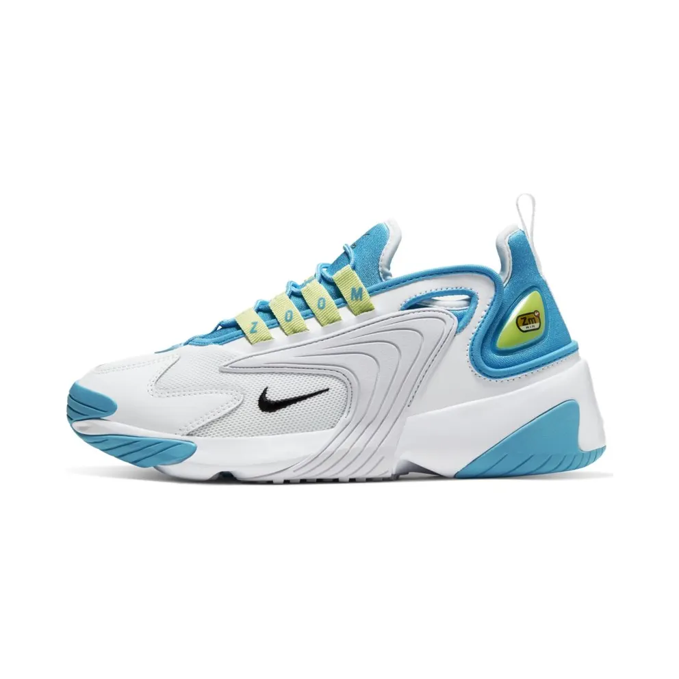 Nike Zoom 2K “Blue Fury / White / Limelight / Black” (AO0354-401)