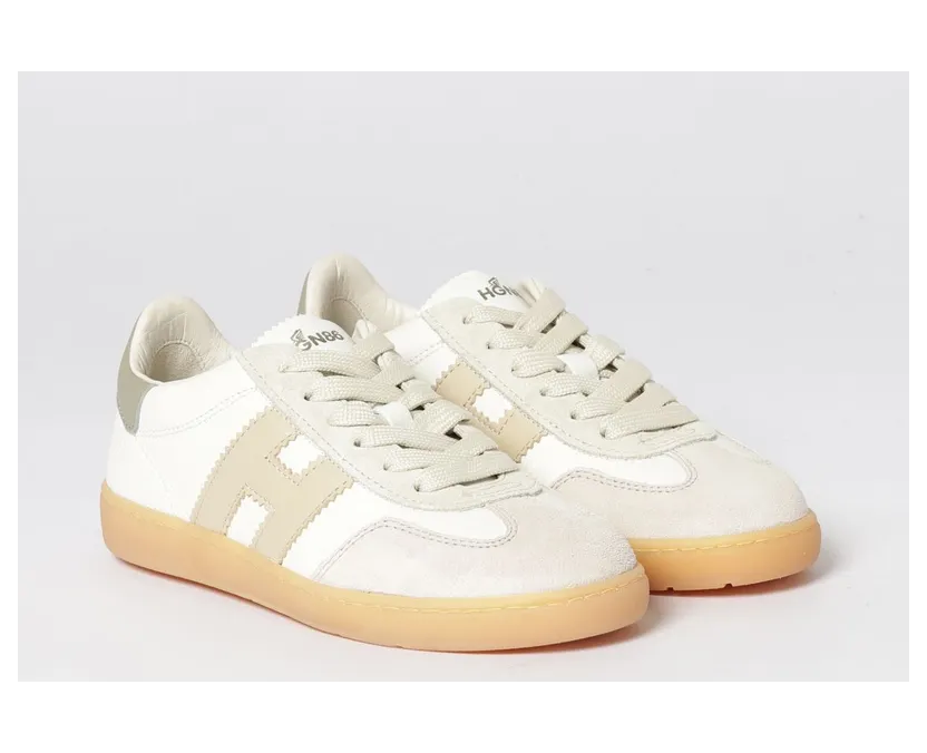 Hogan Cool Hammered Leather Sneakers White (HXW6470FB60UWR0RVT)