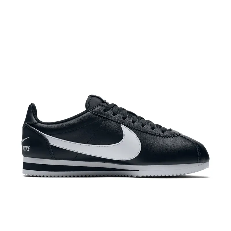 Nike Classic Cortez Mini Swoosh Black White Black/White (807480-004)