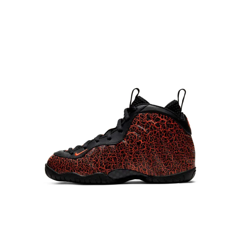 Nike Air Foamposite One Cracked Lava (PS) Black/Bright Crimson (723946-012)
