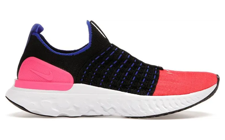 Nike React Phantom Run Flyknit 2 Black Hyper Pink (DX2354-001)