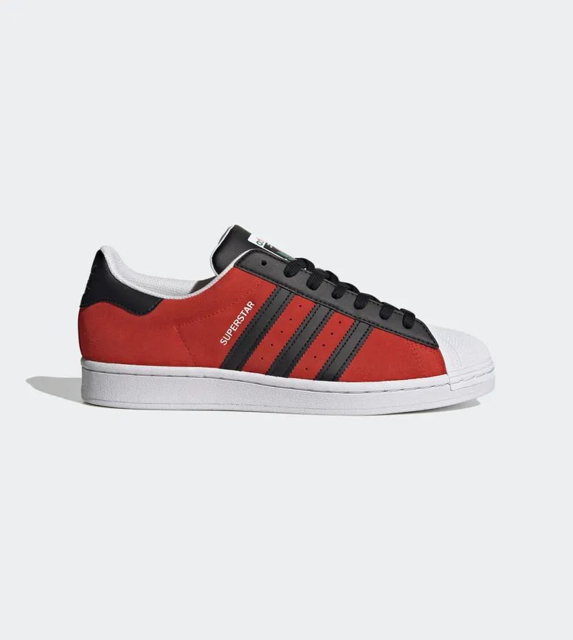 Adidas Superstar ‘Red Core Black’ Red/Core Black/Yellow (FU9522)