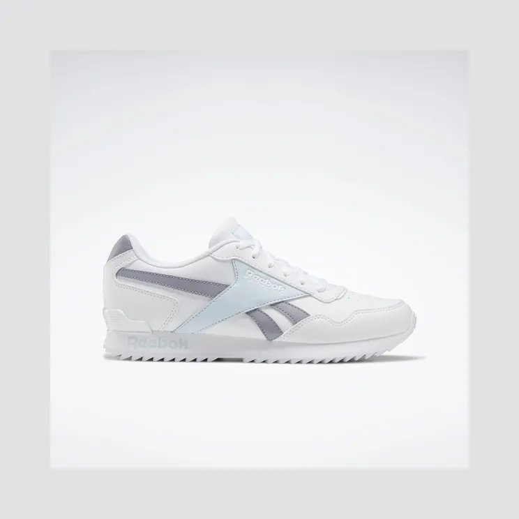 Reebok Royal Glide Ripple Clip Schoenen White / Cool Shadow / Glass Blue