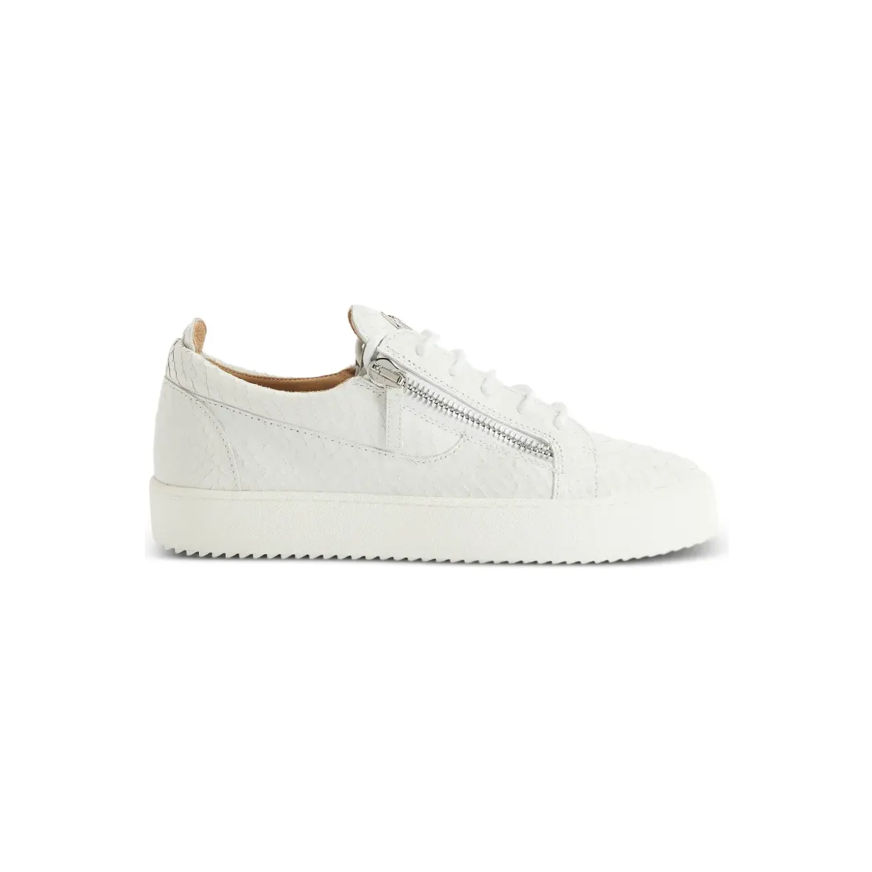 Giuseppe Zanotti Frankie mit Reptil-Optik “White” (RM60007002)