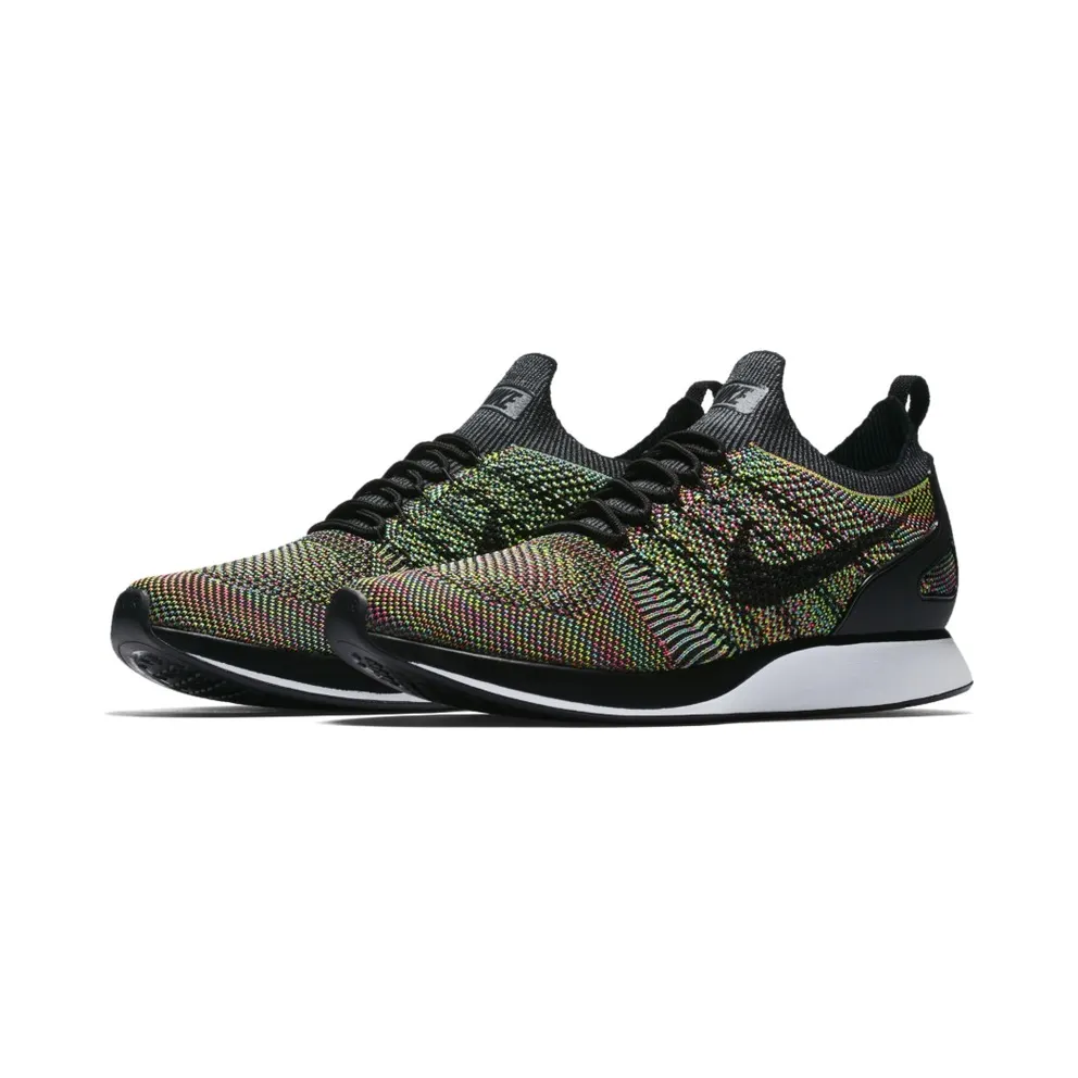 Nike Mariah Flyknit Racer Multi-Color White/Black-Volt-Chlorine Blue (918264-101)