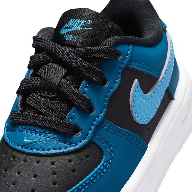 Nike Air Force One Low Black / Court Blue / White (IF1674-012)