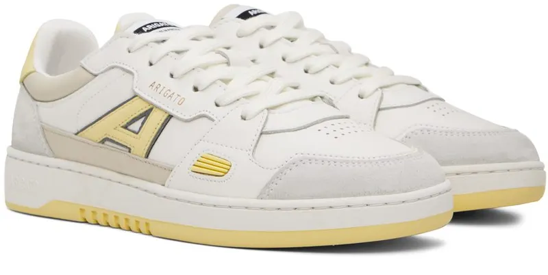 Axel Arigato White & Yellow A Dice Lo WHITE/YELLOW/BEIGE (F0004027)