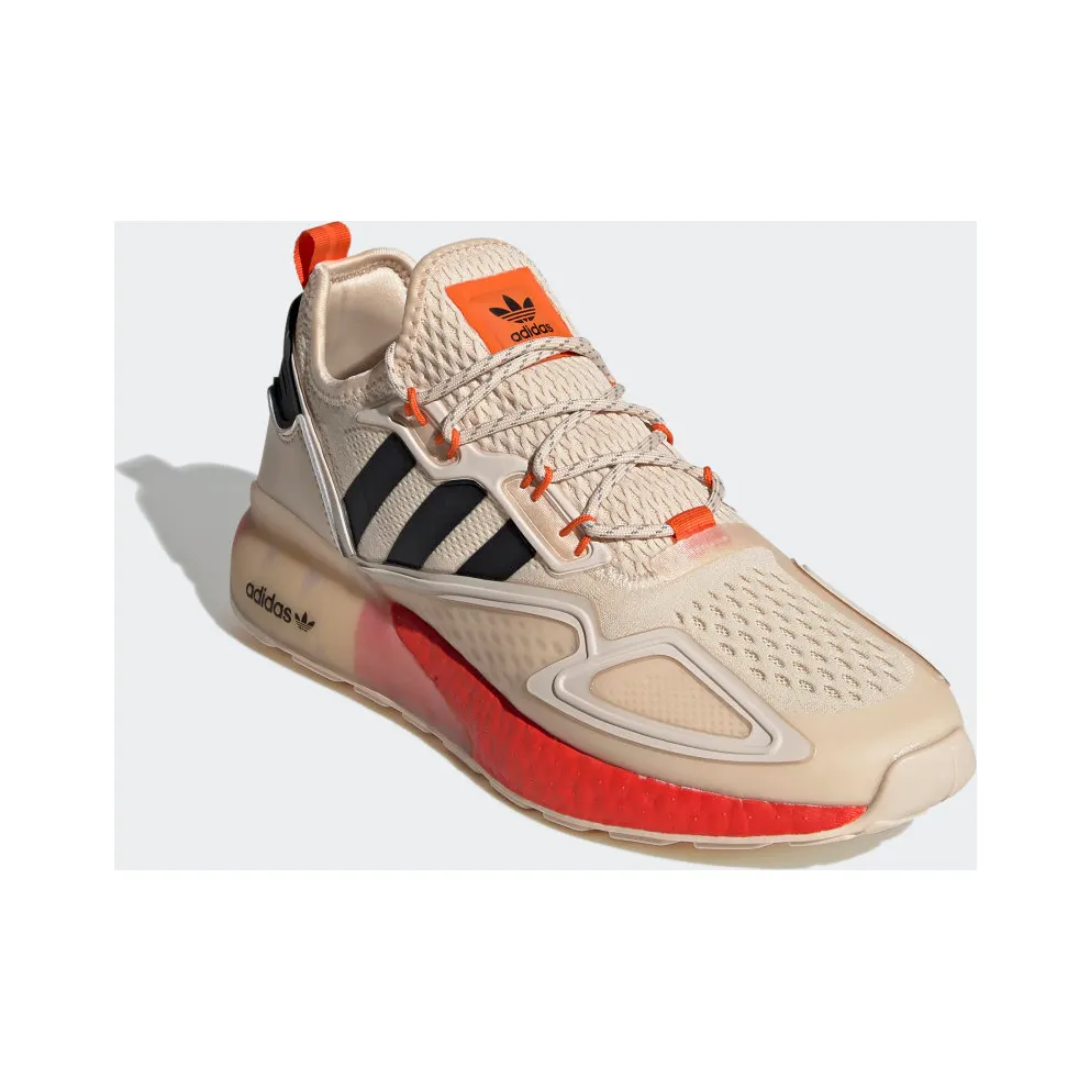 adidas ZX 2K Boost Linen / Core Black / Orange (FY2001)