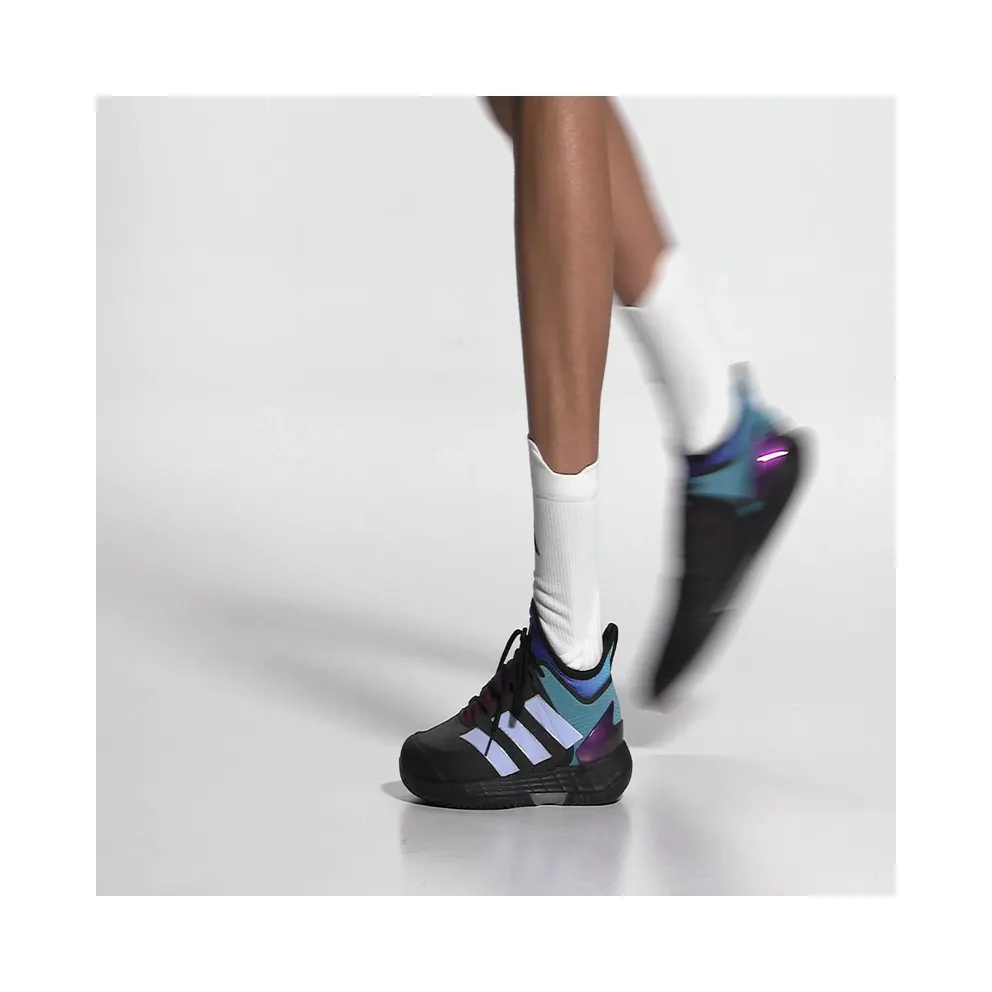adidas Adizero Ubersonic 4 Tennis Grey Six / Blue Dawn / Core Black (HQ8381)