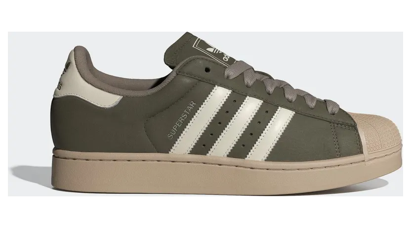 Adidas Superstar II Shoes Olive Strata / Off White / Stone Khaki (IH9315)