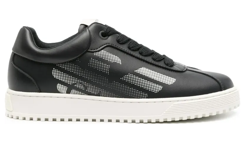 Emporio Armani Sneakers mit Adler-Print – Blau (X4X643XN952)