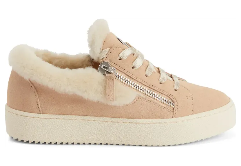 Giuseppe Zanotti Gail Ice lammy sneakers – Beige (RW30037001)