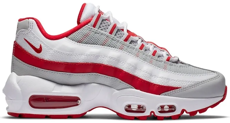 Nike Air Max 95 Recraft Grey Fog Hyper Red (GS) Grey Fog/White-Hyper Red (CJ3906-004)