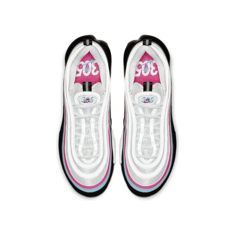 Nike Air Max Plus 97 Miami Away White/Blue Gale-Black-Laser Fuchsia (AV7936-101)